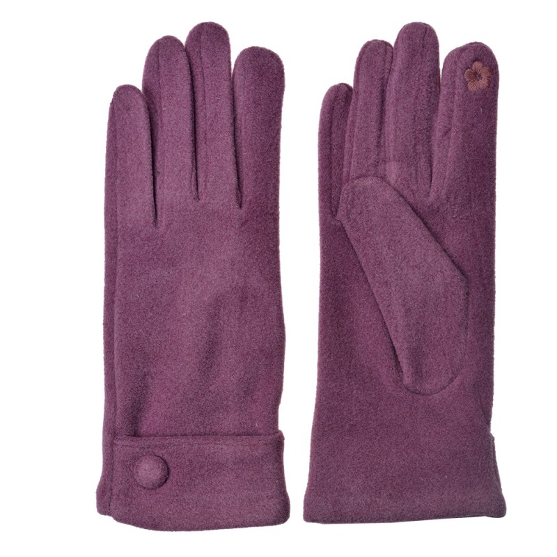 JZGL0063P Winter Gloves 8x24 cm Pink Polyester