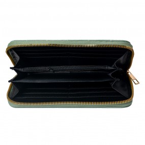 2JZWA0176GR Wallet 19x9 cm Green Artificial Leather Rectangle