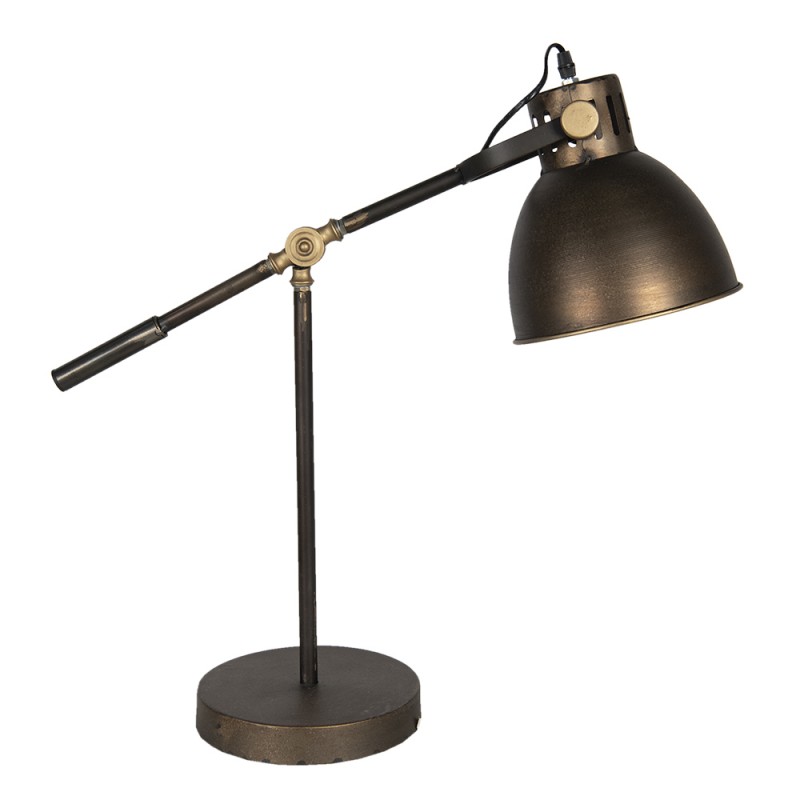 5LMP633 Lampe de table 20x62x60 cm  Couleur cuivre Fer Rectangle Lampe de bureau