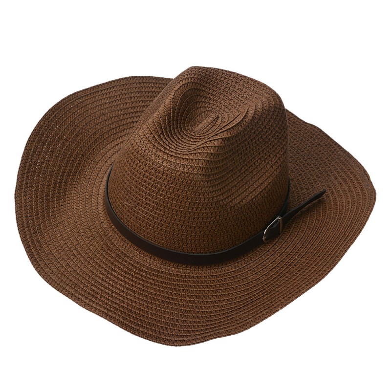 JZHA0101CH Hat Brown Paper straw Sun Hat
