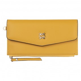 2JZWA0119Y Wallet 20x10 cm Yellow Artificial Leather Rectangle