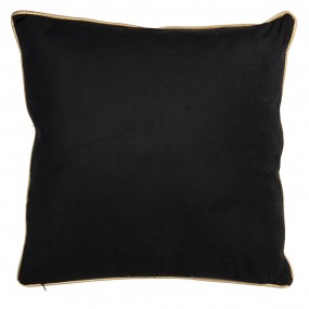 2KG023.051 Decorative Cushion 45x45 cm Black White Synthetic Swan Square Cushion Cover with Cushion Filling