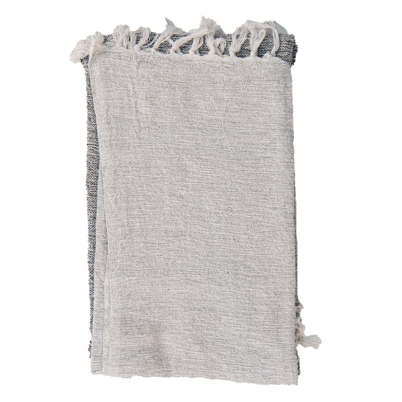 KT060.130 Throw Blanket 125x150 cm Grey Cotton Rectangle Blanket