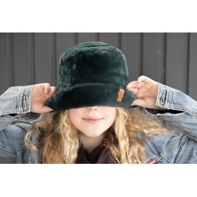 2MLLLHA0019GR Children's Hat Green Synthetic Fisherman's Hat