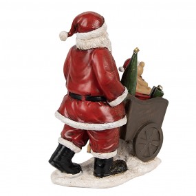 26PR4929 Figurine Santa Claus 12x8x15 cm Red Polyresin Christmas Decoration