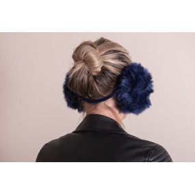 2JZCEW0011BL Ear Warmers one size Blue Polyester