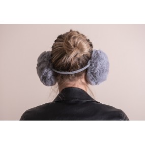2JZEW0005G Ear Warmers one size Grey Polyester