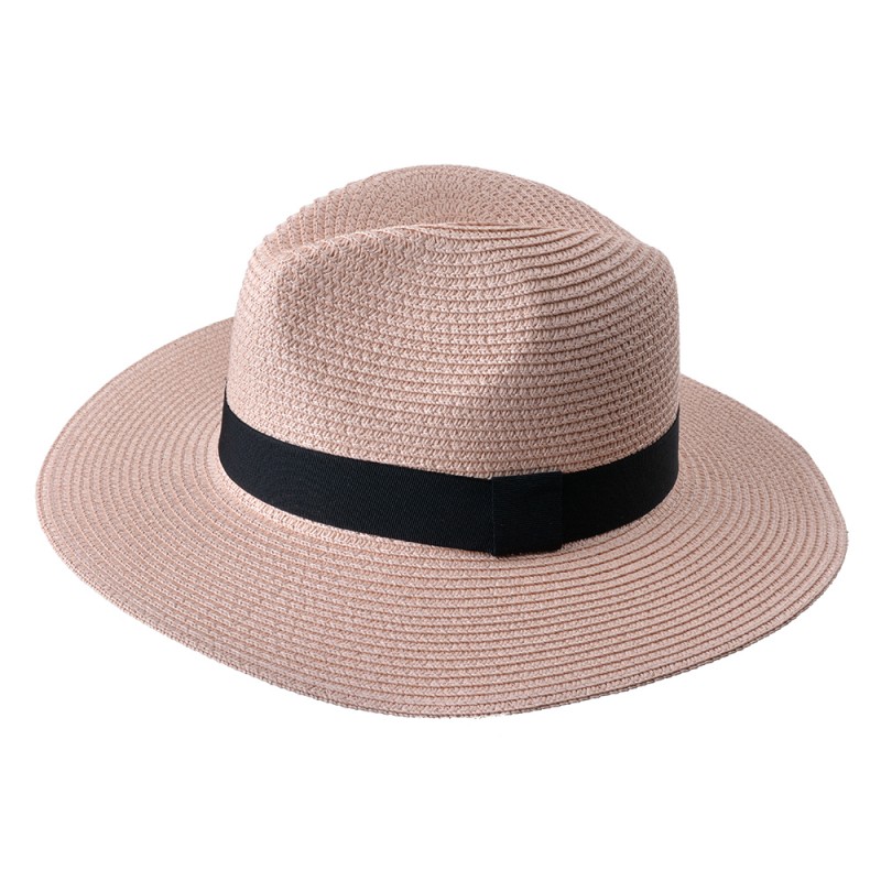 JZHA0083P Women's Hat Pink Paper straw Sun Hat