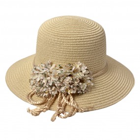 2JZHA0094 Women's Hat Beige Paper straw Sun Hat