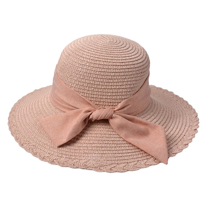 JZHA0095P Cappello da donna Rosa Paglia di carta Cappello da sole