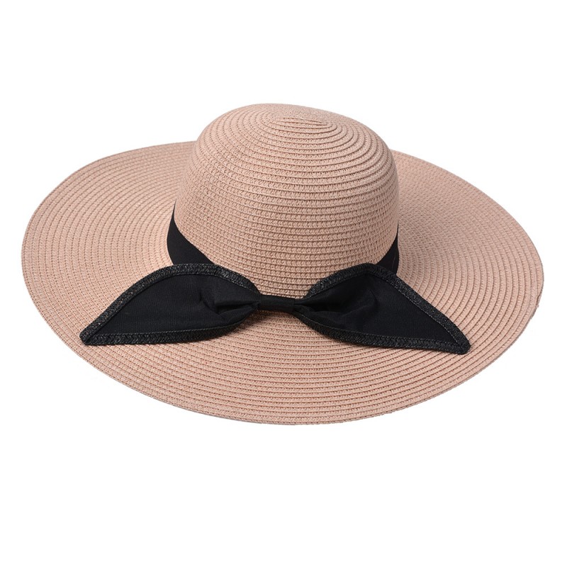 JZHA0099P Women's Hat Pink Paper straw Sun Hat