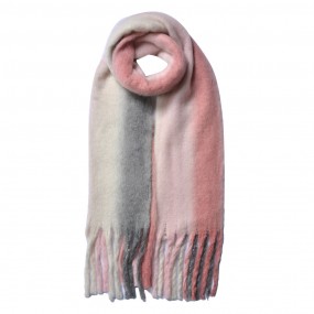 2JZSC0785P Winterschal Damen 35x180 cm Rosa Schal