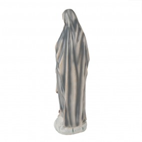 26PR3894 Figurine Marie 35 cm Gris Polyrésine Décoration d'intérieur