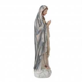 26PR3894 Figurine Marie 35 cm Gris Polyrésine Décoration d'intérieur