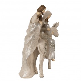 26PR3929 Figurine Crèche 32 cm Beige Polyrésine Décoration de Noël