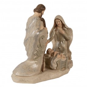 26PR3930 Figurine Nativity Scene 23 cm Beige Polyresin Christmas Decoration