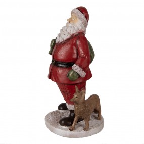 26PR3946 Figur Weihnachtsmann 16x14x26 cm Rot Polyresin Weihnachtsdekoration