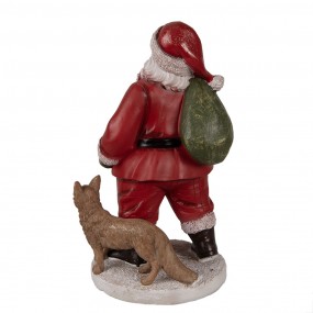 26PR3946 Figurine Santa Claus 16x14x26 cm Red Polyresin Christmas Decoration
