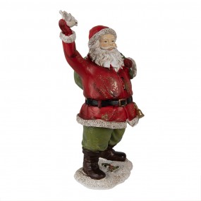 26PR3948 Figurine Santa Claus 13x10x23 cm Red Polyresin Christmas Decoration