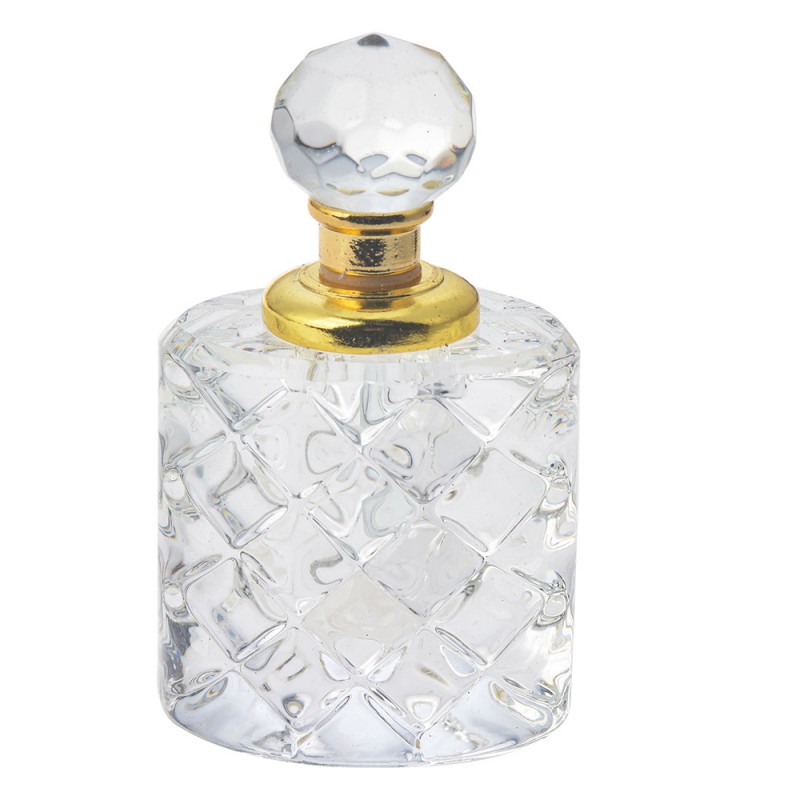 MLPF0007 Perfume Bottle 4x3x7 cm Glass Round Decorative Bottle