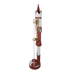 25Y1180 Figurine Casse-noisette 170 cm Rouge Fer Décoration de Noël
