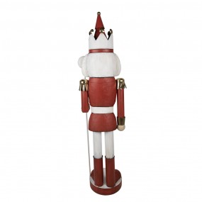 25Y1180 Figurine Casse-noisette 170 cm Rouge Fer Décoration de Noël