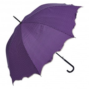 2JZUM0058PA Erwachsenen-Regenschirm Ø 98 cm Violett Polyester Punkte