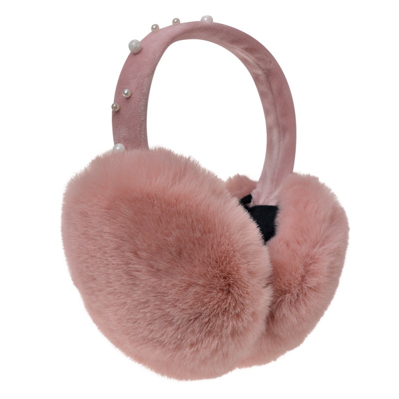 JZCEW0001P Earmuffs for Girls Pink Polyester Women's Ear Wamers