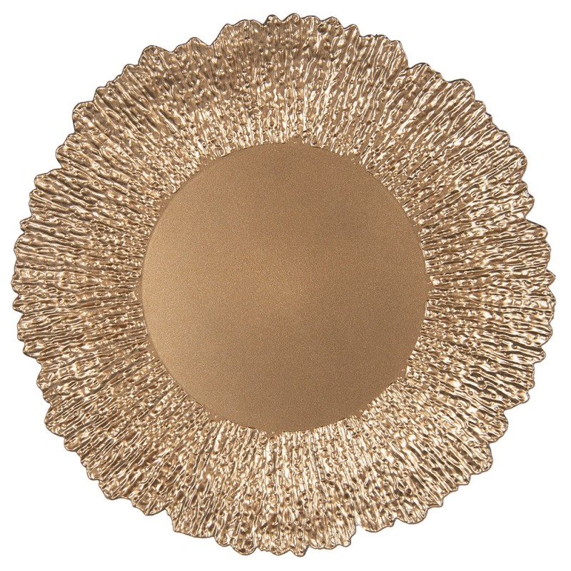 65241 Charger Plate Ø 33 cm Gold colored Plastic