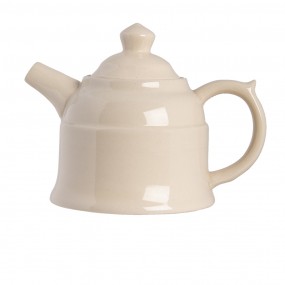 26H1986 Tea Set 27x22x16 cm Beige Brown Wood Tea pot