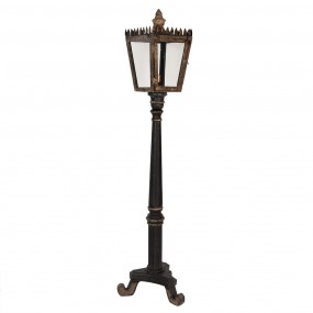 25LMP364 Floor Lamp 44x40x172 cm Black Gold colored Wood Iron Standing Lamp