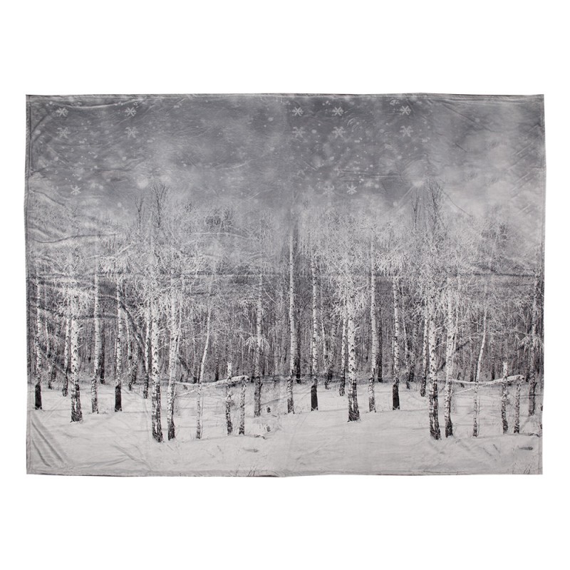 TIS60 Tagesdecke 130x170 cm Grau Polyester Baum Decke