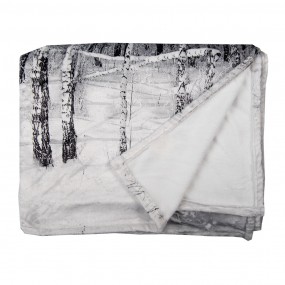2TIS60 Throw Blanket 130x170 cm Grey Polyester Tree Blanket