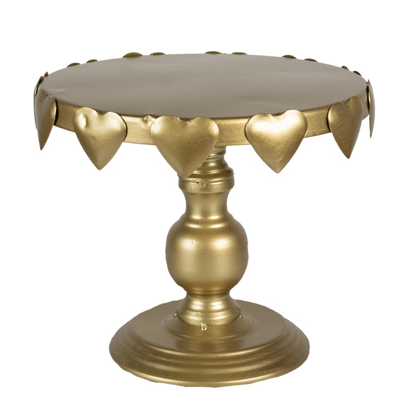 6Y5419 Cake Stand Ø 26x22 cm Gold colored Iron Etagere