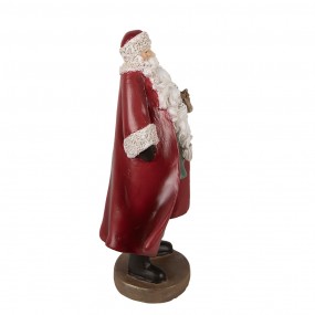 26PR3960 Figurine Santa Claus 23 cm Red Polyresin Christmas Figurines