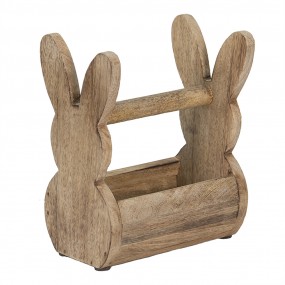 6H2157M Wooden Box Rabbit...