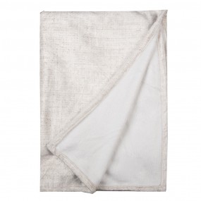2NWV60 Throw Blanket 130x170 cm Beige Polyester Reindeer Blanket