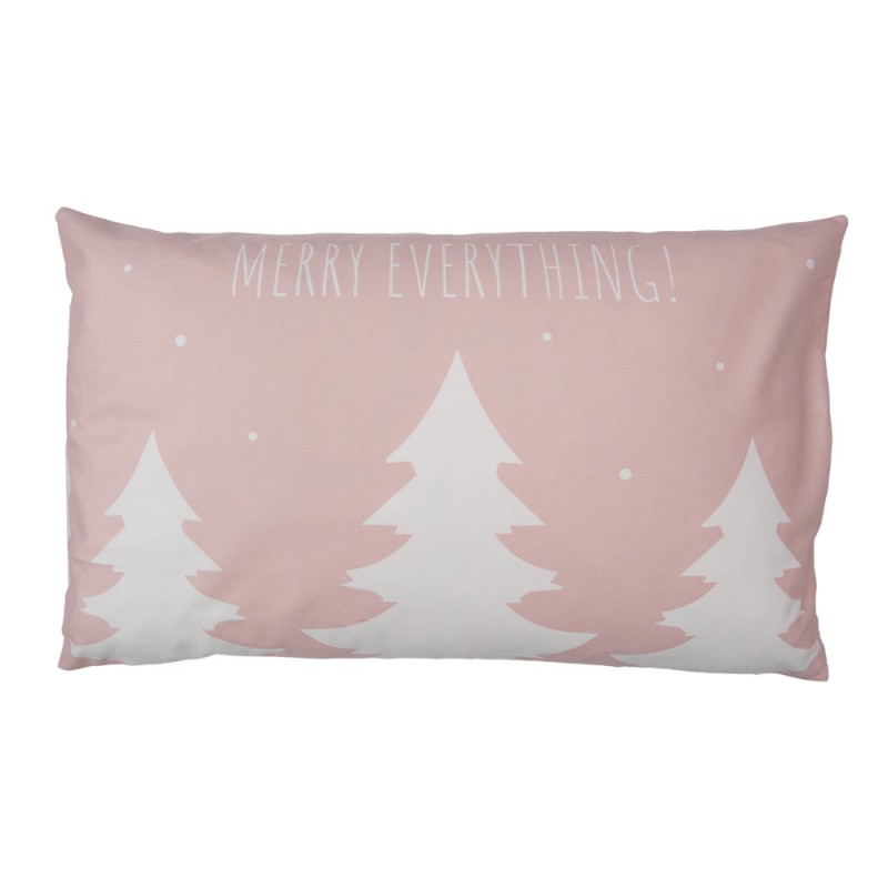 Pink christmas clearance pillow covers