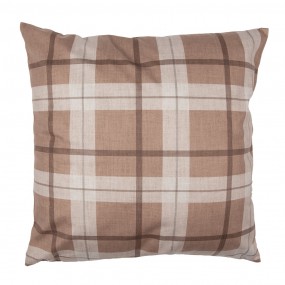 2NWV21 Housse de coussin 45x45 cm Beige Marron Polyester Cerf Housse de coussin décorative