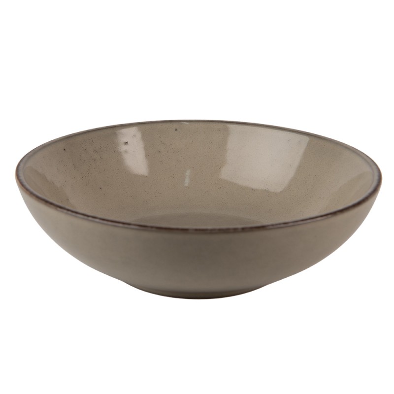 6CE1436 Soup Bowl 500 ml Green Ceramic Round Serving Bowl