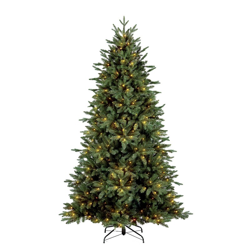50-291300-SMART Albero di Natale Ø 162x300 cm Verde Plastica Albero di Natale artificiale
