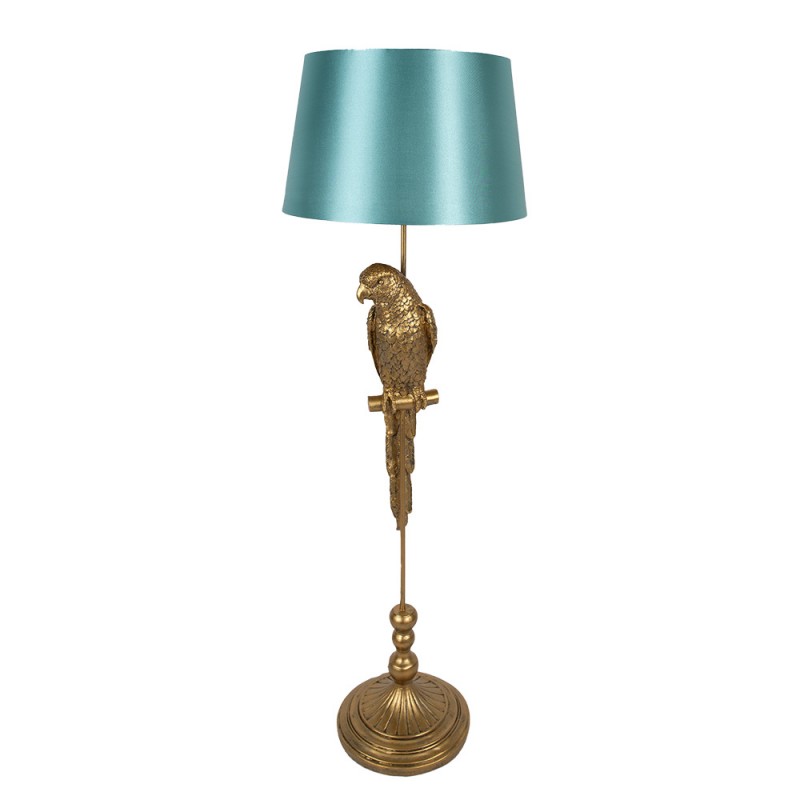 5LMC0022 Floor Lamp Parrot Ø 40x120 cm  Gold colored Plastic Standing Lamp