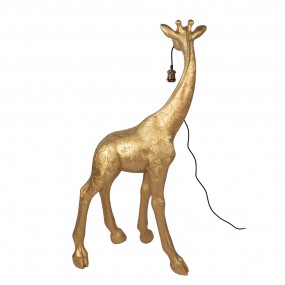25LMP666 Floor Lamp Giraffe 61x34x119 cm  Gold colored Polyresin Standing Lamp