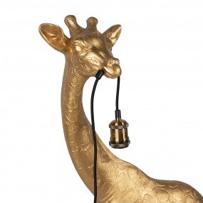 25LMP666 Floor Lamp Giraffe 61x34x119 cm  Gold colored Polyresin Standing Lamp