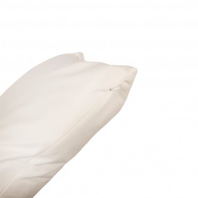 2KTU021.001W Federa per cuscino 45x45 cm Bianco Poliestere Copricuscino decorativo