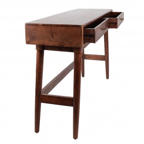 250737 Desk 122x41x82 cm Brown Wood Rectangle Office table
