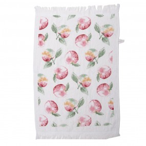 2CTAPY Guest Towel 40x66 cm Red Green Cotton Apples Toilet Towel