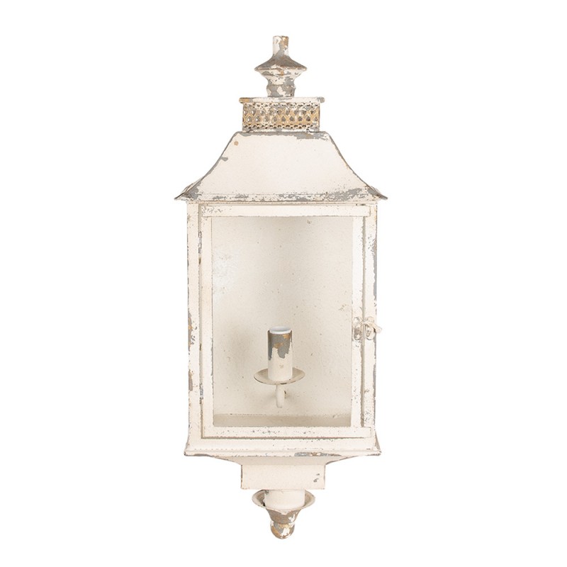 5LMP372 Wandlamp  25x17x62 cm Beige IJzer Glas Muurlamp