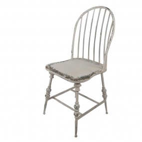 25Y1085 Esszimmerstuhl 45x47x99 cm Weiß Metall Stuhl