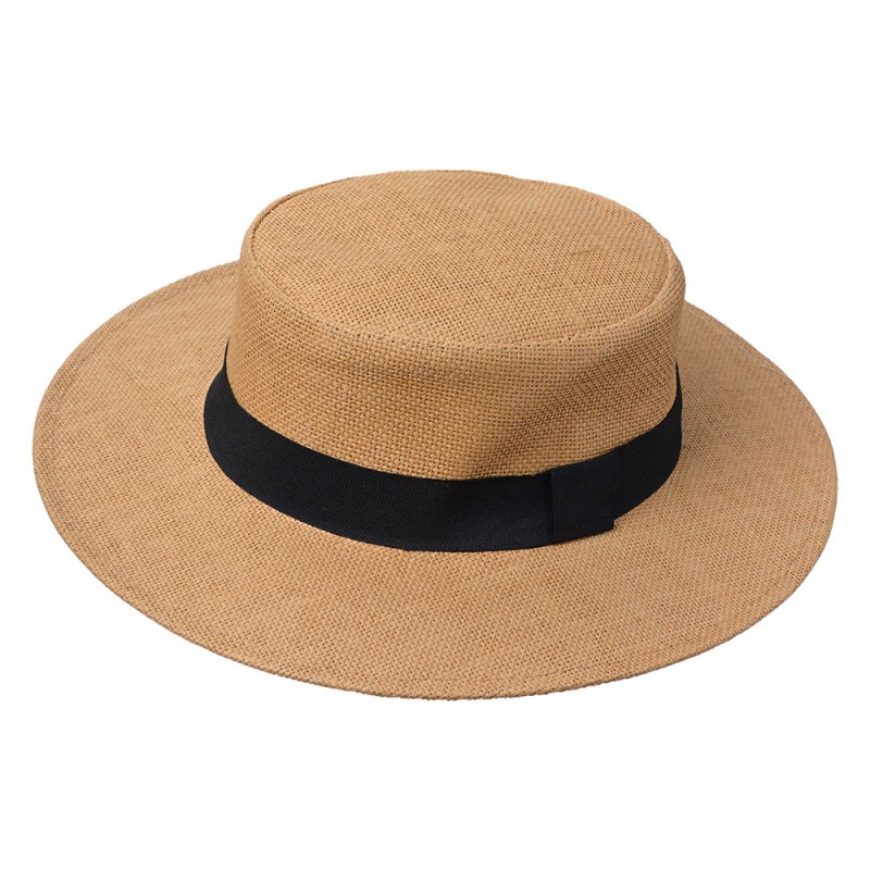JZHA0096 Women's Hat Beige Paper straw Sun Hat
